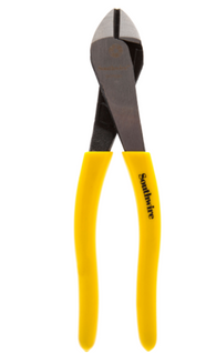 8" High-Leverage Angled Head Diagonal Pliers w/ Dipped Handles