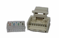 8x8 RJ45 Keystone Jack (White)