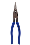 8" Heavy Duty Long Nose Pliers w/ Dipped Handles