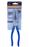 8" Heavy Duty Long Nose Pliers w/ Dipped Handles