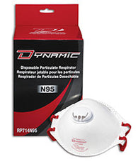 RP714N95 Disposable Respirator W/ Valve (10-Pack)