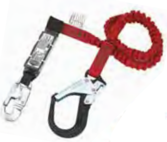 FP1053AC/6 Single Leg Fixed-Length Lanyard w/ Energy Absorber (E4/E6)